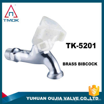 TMOK new design bibcock polished chrome with diamond wheel 1/2 inch copper brass bibcock